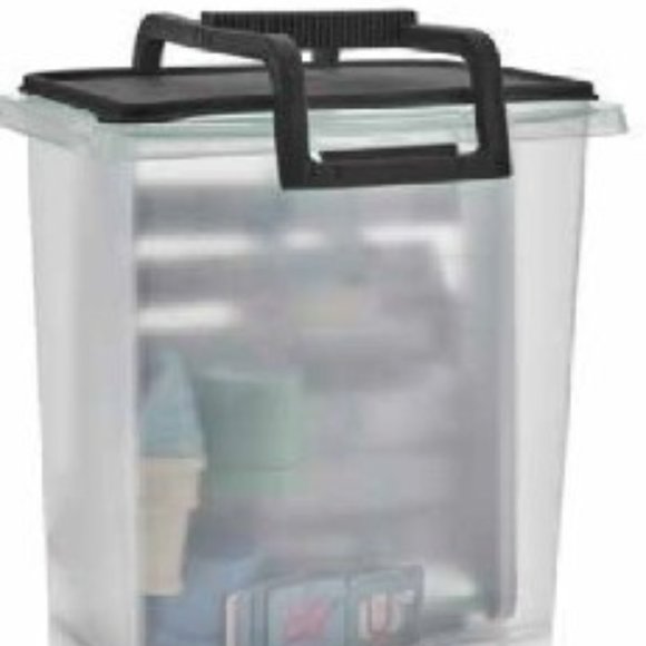 NEW Tupperware Large Carry-All Container | Black - Picture 1 of 3